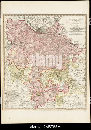 Une carte des dominions du roi des Grands Britanniques en Allemagne, ou, l'électorat de Brunswick-Lunebourg, avec ses dépendances : contenant les dutchies de Lunebourg, Calenberg, Grunbenhagen, Lauenburg, Bremen & Verden : et les comtés de Danneberg, Hoya, Diepholt & Hohenstein. Grugeage illustré par illustration. Méridiens de premier choix : Ferro et Londres. Encart: Plan de la bataille de Minden sur le 1st. Août 1759. La conservation de cette pièce a été financée par Alan et Sherry Leventhal à la mémoire de son père, Norman B. Leventhal, dont la vision de créer ce Centre de cartes inspirera les générations à venir. Carte 19 dans une com Banque D'Images