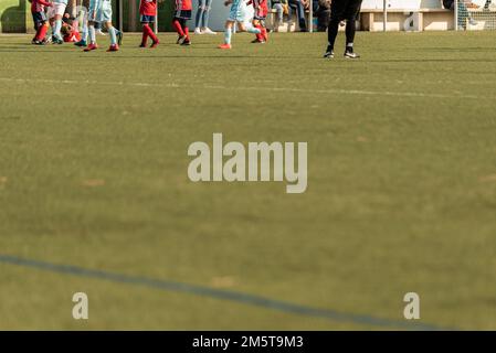 uniforme de football pour enfants Banque D'Images