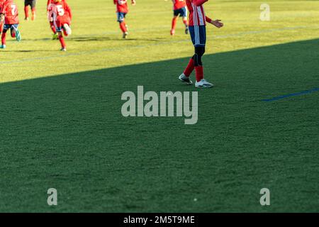 uniforme de football pour enfants Banque D'Images