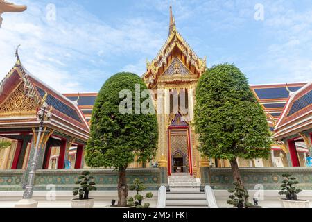 Wat Ratchabophit Sathythitmahasimaram Ratchaworawihan, temple bouddhiste de Bangkok, Thaïlande. Banque D'Images