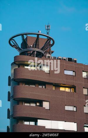 Une façade de bâtiment à Tokyo Banque D'Images