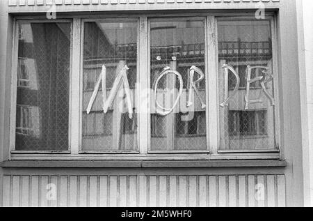 GDR, Berlin, 19 février 1990, siège de la sécurité d'État de la GDR à Normannenstrasse Banque D'Images