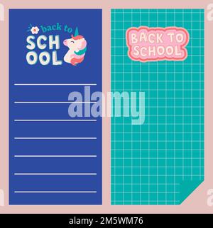 Jeu de vecteurs de modèle de papier-note vierge Illustration de Vecteur