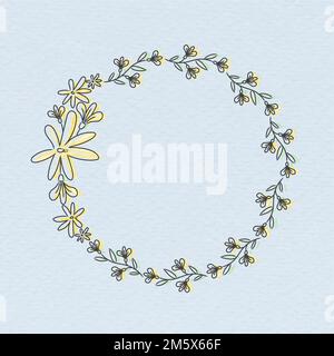 Fleur dessinée à la main, vecteur Illustration de Vecteur