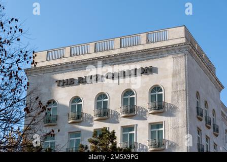 Photo d'un hôtel Ritz Carlton à Budapest, en Hongrie Banque D'Images