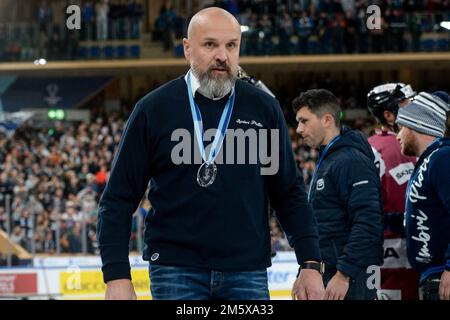 Davos, Suisse. 31st décembre 2022. 31.12.2022, Davos, Eisstadion Davos, Sprengler Cup final: HC Sparta Praha - HC Ambri-Piotta, Pauli JAKs (Andrea Branca/SPP-JP) Credit: SPP Sport Press photo. /Alamy Live News Banque D'Images