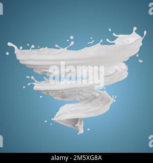 Convient pour une utilisation sur les produits alimentaires, les boissons, le lait ou le yaourt. Banque D'Images