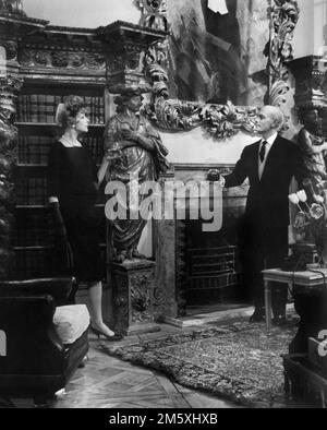 Kay Kendall, YUL Brynner, sur le tournage du film britannique, 'une fois de plus, avec Feeling!', Columbia Pictures, 1960 Banque D'Images