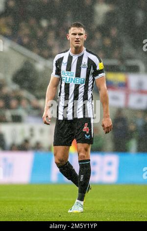 Newcastle upon Tyne, Royaume-Uni. 31st décembre 2022. NEWCASTLE UPON TYNE, ANGLETERRE - DÉCEMBRE 31 : Sven Botman de Newcastle United lors du match de la Premier League entre Newcastle United et Leeds United à St. James Park on 31 décembre 2022 à Newcastle upon Tyne, Royaume-Uni. 
 (Foto: Richard Callis/Sports Press photo/C - DÉLAI D'UNE HEURE - ACTIVER FTP UNIQUEMENT SI LES IMAGES DE MOINS D'UNE HEURE - Alay) crédit: SPP Sport Press photo. /Alamy Live News Banque D'Images