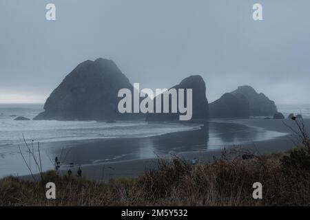 Plage de Meyers Creek, sud de l'Oregon Banque D'Images