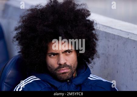 SAN SEBASTIAN, ESPAGNE - DÉCEMBRE 31: Aridane Hernandez de CA Osasuna regarde pendant le match de la Liga Santander entre Real Sociedad et CA Osasuna à Reale Arena sur 31 décembre 2022, à San Sebastian, Espagne. Credit: Ricardo Larreina/AFLO/Alay Live News Banque D'Images