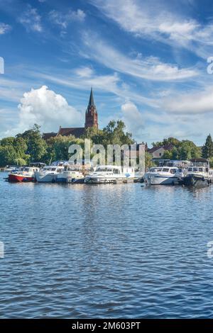 Roebel dans Mecklenburg Lake District, Allemagne Banque D'Images