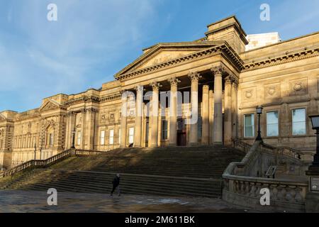 Liverpool, Royaume-Uni: World Museum, William Brown Street Banque D'Images
