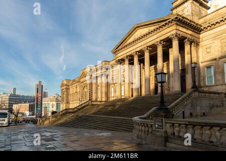 Liverpool, Royaume-Uni: World Museum, William Brown Street Banque D'Images