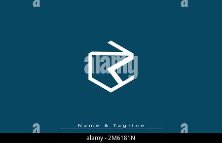 Lettres de l'alphabet initiales Monogram logo NY , YN Illustration de Vecteur