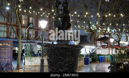 Sloane Square à Londres Chelsea - LONDRES, Royaume-Uni - 20 DÉCEMBRE 2022 Banque D'Images