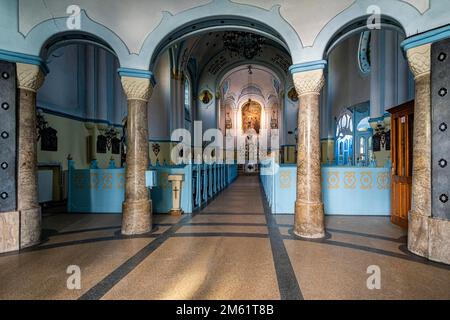 L'Église bleue, Bratislava, Slovaquie Banque D'Images