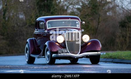 Coupé Ford 5 1934 Banque D'Images