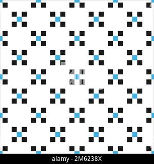 Motif carré sans couture utilisé dans le design ornemental ukrainien. L'ornement peut être utilisé pour le papier d'emballage de cadeau, les fonds de motif, l'arrière-plan de page Web Illustration de Vecteur