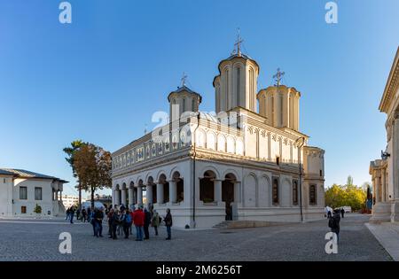 Une photo de la cathédrale patriarcale des Saints Constantine et Helena. Banque D'Images