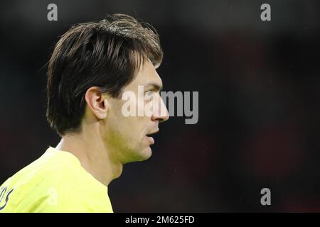 EINDHOVEN - gardien de but Ciprian Tatarusanu de l'AC Milan pendant le match amical entre le PSV et l'AC Milan au stade Phillips sur 30 décembre 2022 à Eindhoven, pays-Bas. AP | hauteur hollandaise | Bart Stoutjesdijk Banque D'Images