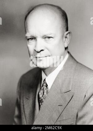 Général de l'armée - Dwight D. Eisenhower, président élu des États-Unis. 1952. Photo de Bachrach Banque D'Images