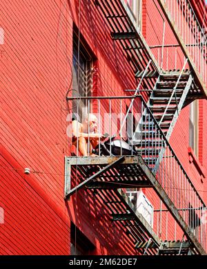 NEW YORK CITY - 11 septembre 2022 : la ville de New York est la plus peuplée des États-Unis et compte plus de 60 millions de visiteurs par an Banque D'Images