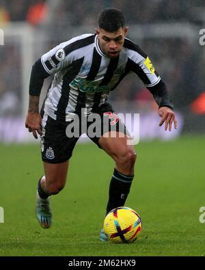 Newcastle, Royaume-Uni. 31st décembre 2022. Bruno Guimaraes de Newcastle United lors du match de la Premier League entre Newcastle United et Leeds United à St. James's Park, Newcastle, le samedi 31st décembre 2022. (Credit: Mark Fletcher | MI News) Credit: MI News & Sport /Alay Live News Banque D'Images