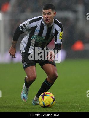 Newcastle, Royaume-Uni. 31st décembre 2022. Bruno Guimaraes de Newcastle United lors du match de la Premier League entre Newcastle United et Leeds United à St. James's Park, Newcastle, le samedi 31st décembre 2022. (Credit: Mark Fletcher | MI News) Credit: MI News & Sport /Alay Live News Banque D'Images
