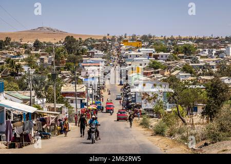 Ville minière de Sapphire, Ilakaka, sud-ouest de Madagascar, Afrique Banque D'Images