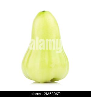 Pomme de rose isolée sur fond blanc, fruit. Banque D'Images
