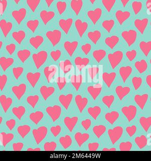 Motif vectoriel coeurs Illustration de Vecteur