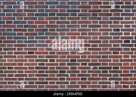 cadre plein ancien mur de briques abîmé Banque D'Images