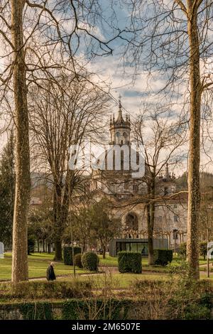 Sanctuaire, Basilique de Loyola, Loiola, monumental, complexe religieux, construit autour de la maison natale d'Ignacio de Loyola, fondateur de la compagnie des Jésuites Banque D'Images