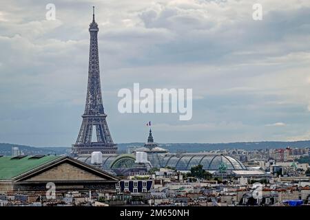 France, Paris, Tour Eiffel vue panoramique photo © Fabio Mazzarella/Sintesi/Alamy stock photo Banque D'Images