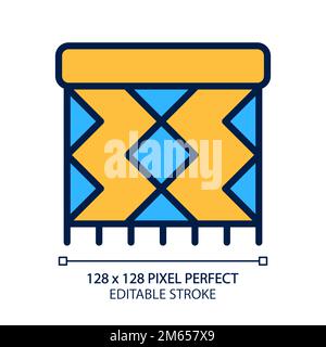 Icône de couleur RVB pixel RUG Perfect Illustration de Vecteur