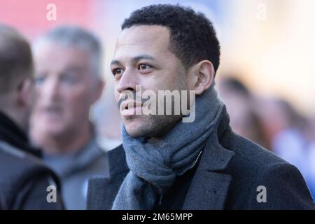Wigan, Royaume-Uni. 02nd janvier 2023. Liam Rosenior Directeur de Hull City avant le match de championnat Sky Bet Wigan Athletic vs Hull City au DW Stadium, Wigan, Royaume-Uni, 2nd janvier 2023 (photo de Bryan Phil/News Images) à Wigan, Royaume-Uni le 1/2/2023. (Photo de Phil Bryan/News Images/Sipa USA) Credit: SIPA USA/Alay Live News Banque D'Images