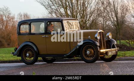 1934 BSA voiture ancienne Banque D'Images