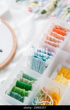 Art de l'emboridery coloré Banque D'Images