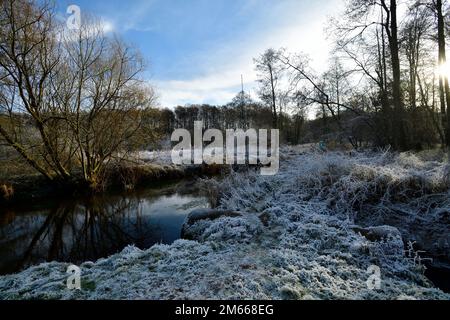 Estetal im hiver Banque D'Images