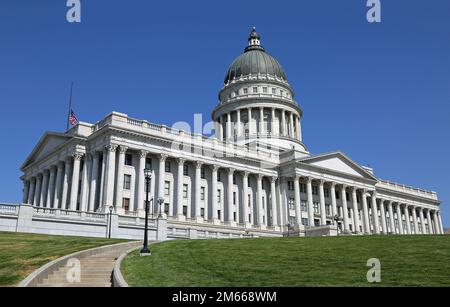 L'Utah State Capitol, Salt Lake City Banque D'Images