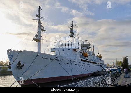 Russie, Kaliningrad, 31 octobre 2022. Navire du musée nommé d'après le cosmonaute Viktor Patsaev Banque D'Images