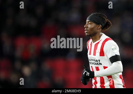 EINDHOVEN - Noni Madueke du PSV Eindhoven lors du match amical entre le PSV et l'AC Milan au stade Phillips sur 30 décembre 2022 à Eindhoven, pays-Bas. AP | hauteur hollandaise | Bart Stoutjesdijk Banque D'Images