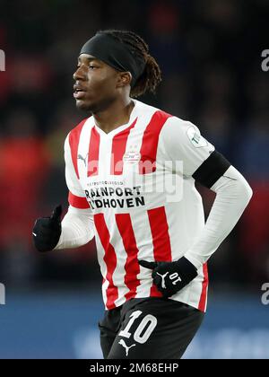 EINDHOVEN - Noni Madueke du PSV Eindhoven lors du match amical entre le PSV et l'AC Milan au stade Phillips sur 30 décembre 2022 à Eindhoven, pays-Bas. AP | hauteur hollandaise | Bart Stoutjesdijk Banque D'Images