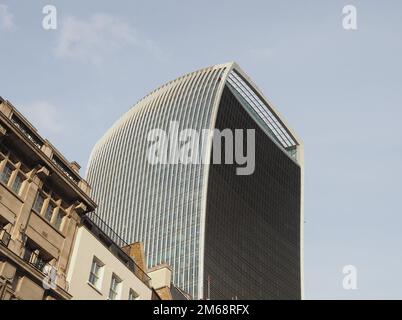 LONDRES, Royaume-Uni - VERS OCTOBRE 2022: 20 Fenchurch Street gratte-ciel Banque D'Images