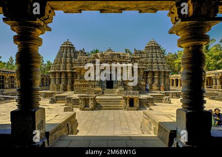 10 31 2009 le temple de Chennakesava à Somanathapura a également orthographié le temple de Keshava, Somnathpur à 38 kilomètres de Mysuru Karnataka Inde Banque D'Images