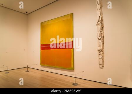 Mark Rothko painting No 5 / No 22, 1950, MOMA, The Museum of Modern Art, New York City, Etats-Unis Banque D'Images