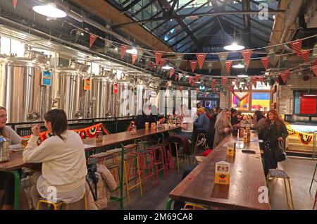 Bundobust, Indian Street Food, St James's Building, 61-69, Oxford Street, Manchester, Angleterre, Royaume-Uni, M1 6EQ Banque D'Images