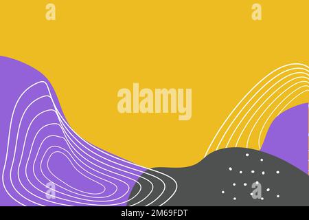 Vecteur d'arrière-plan abstrait à motifs topographiques Illustration de Vecteur