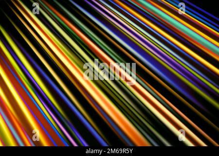 Rayons diagonaux colorés et flous. Contexte des travaux de conception. Banque D'Images